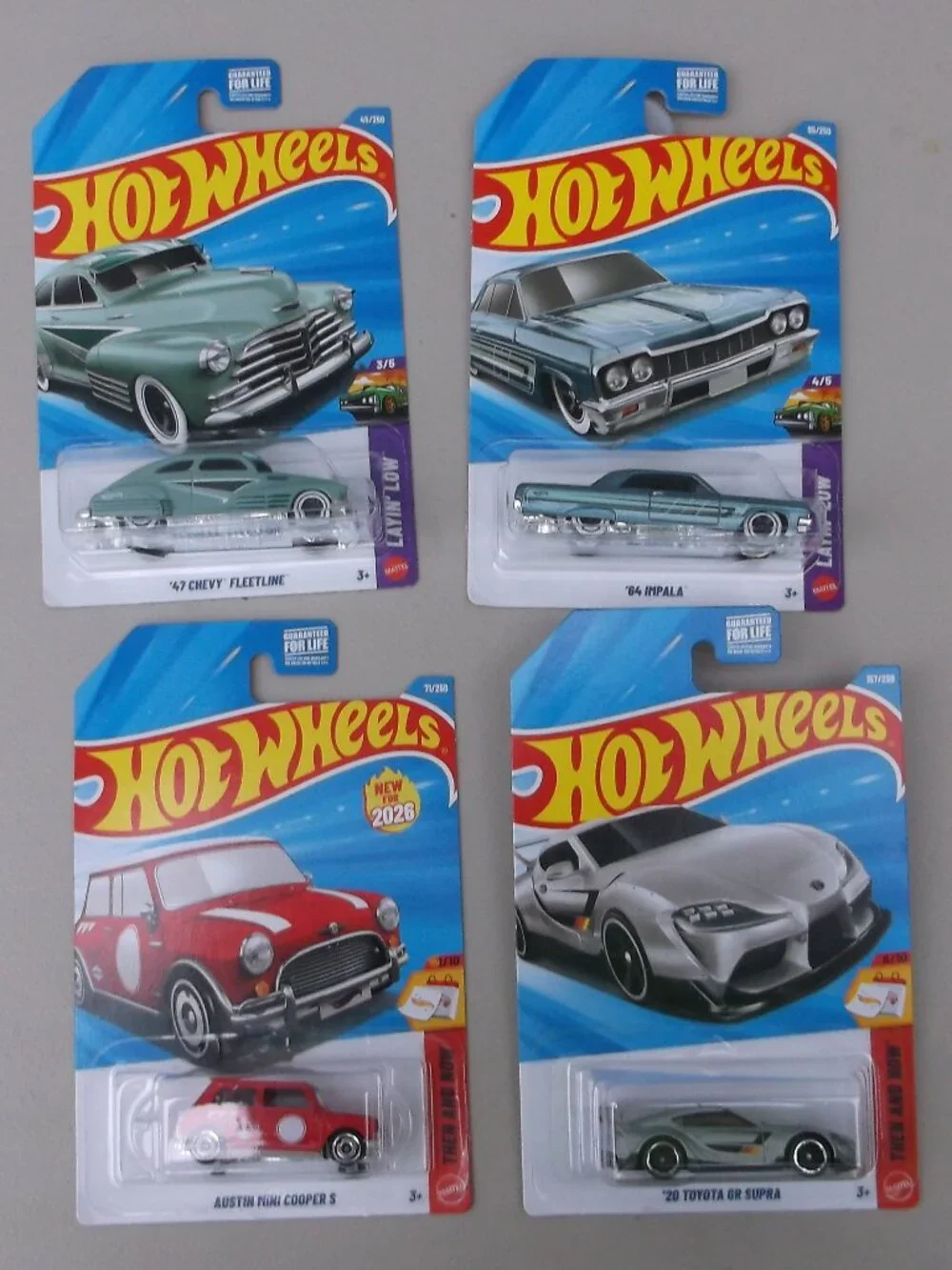 NWT 4 Mattel Hot Wheels Vehicles